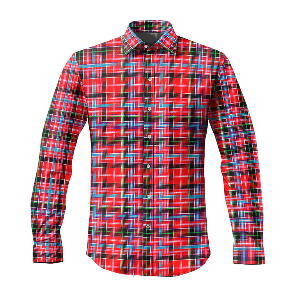 Aberdeen District Tartan Long Sleeve Button Up Shirt Men's Shirt - Tartan Vibes Clothing