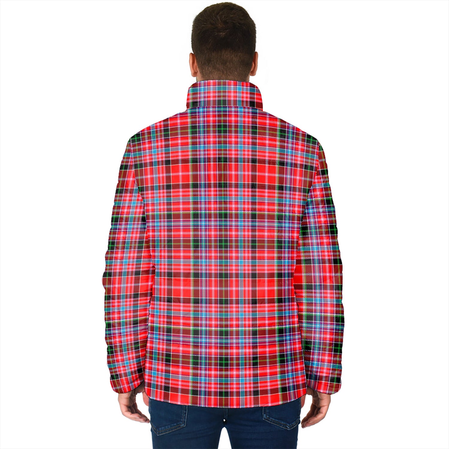 Aberdeen District Tartan Padded Jacket - Tartan Vibes Clothing