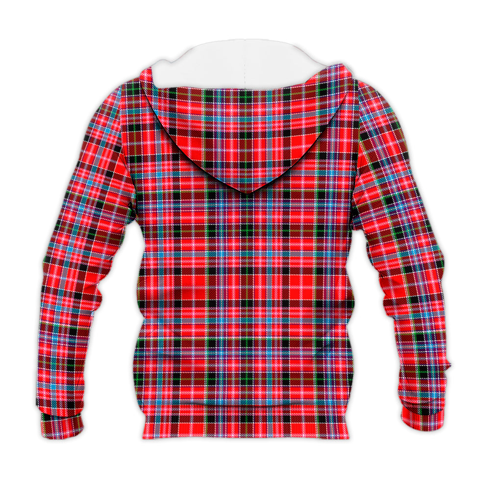 Aberdeen District Tartan Knitted Hoodie - Tartanvibesclothing