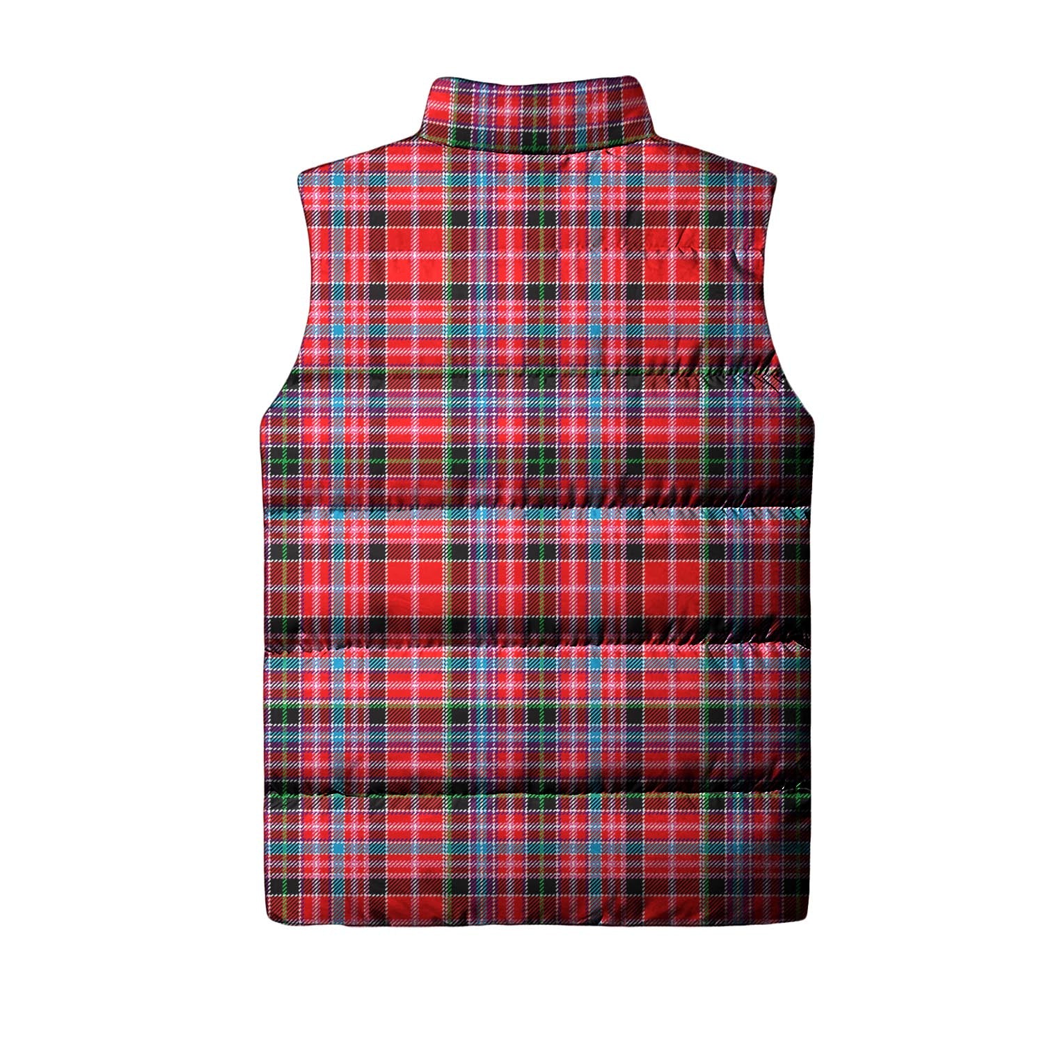 Aberdeen District Tartan Sleeveless Puffer Jacket - Tartanvibesclothing