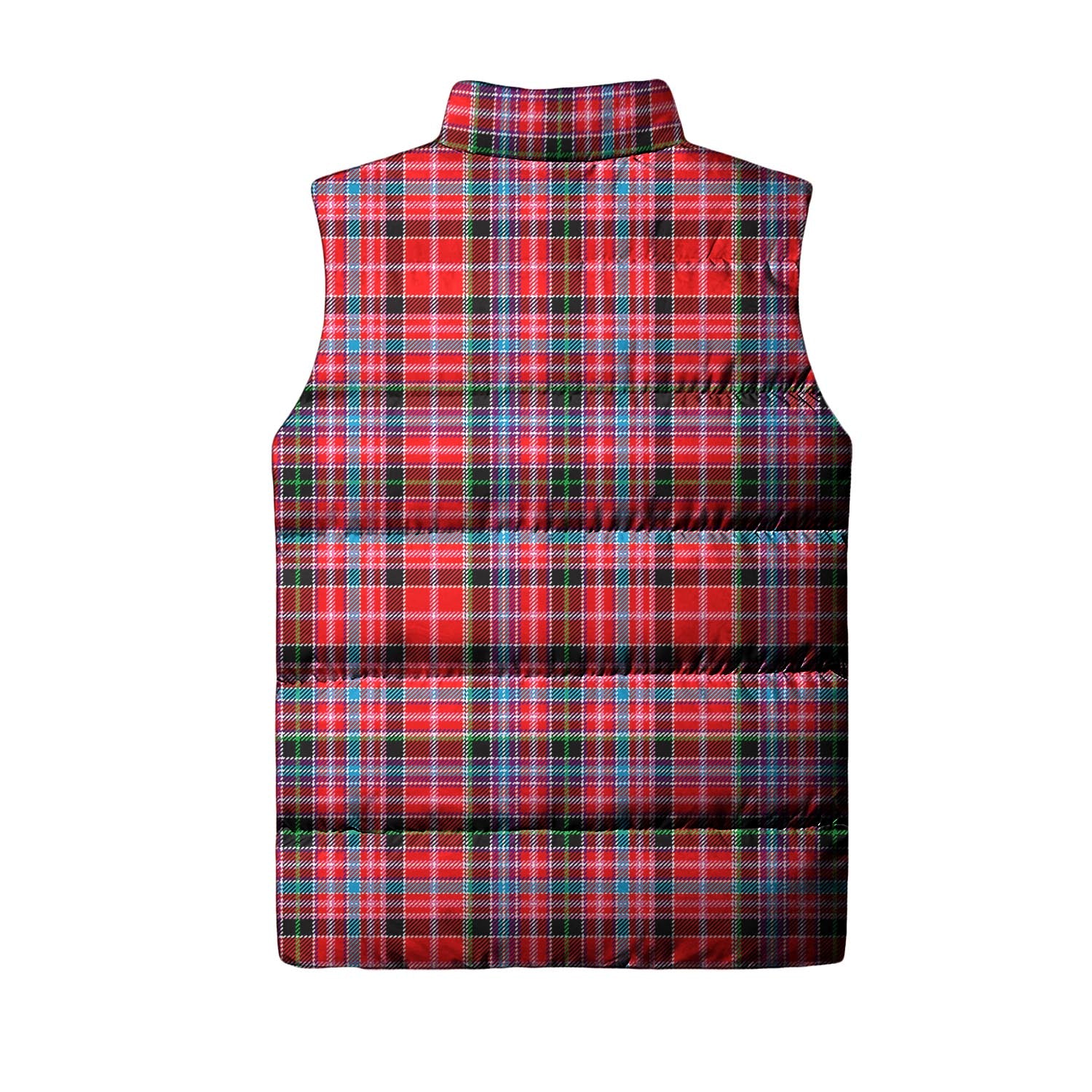 Aberdeen District Tartan Sleeveless Puffer Jacket - Tartanvibesclothing