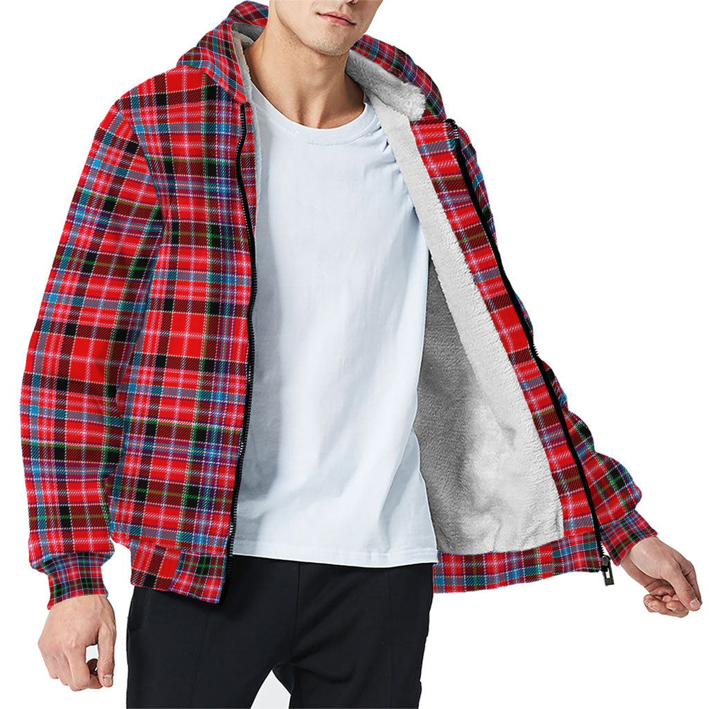 Aberdeen District Tartan Sherpa Hoodie - Tartanvibesclothing