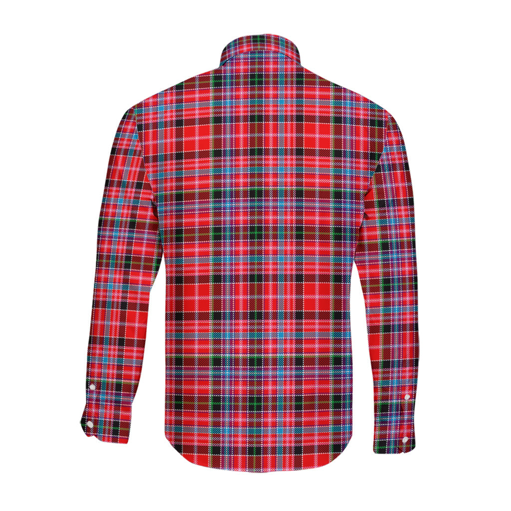 Aberdeen District Tartan Long Sleeve Button Up Shirt - Tartanvibesclothing