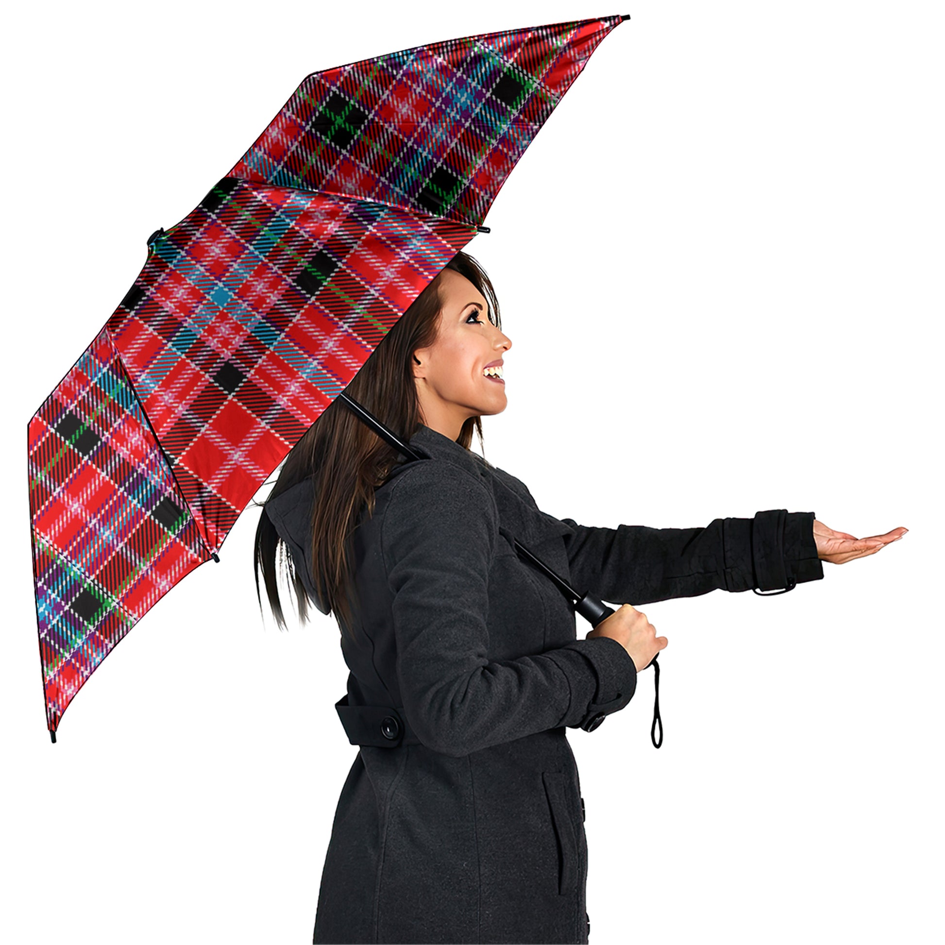 Aberdeen District Tartan Umbrella - Tartanvibesclothing