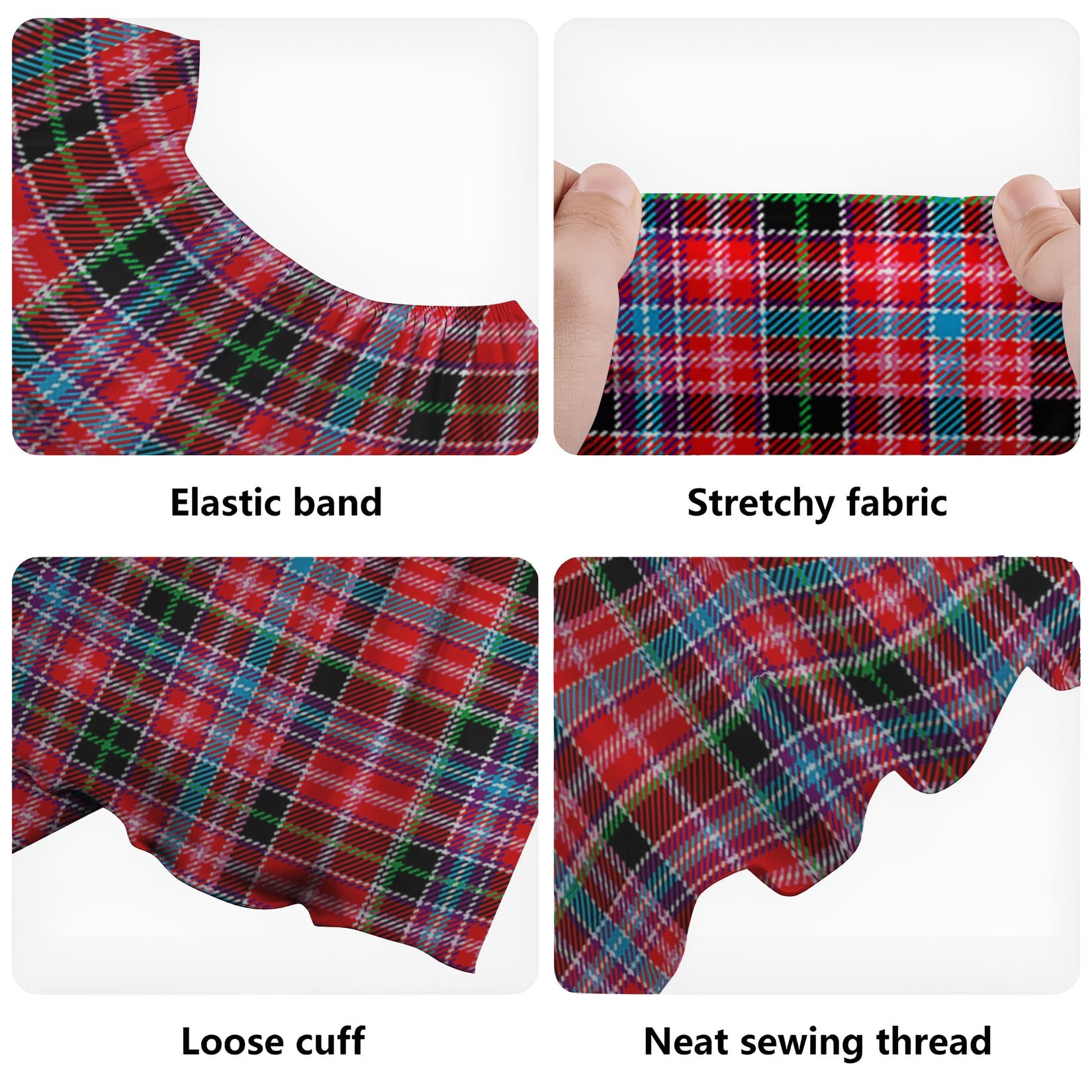 Aberdeen District Tartan Off Shoulder Long Dress - Tartanvibesclothing