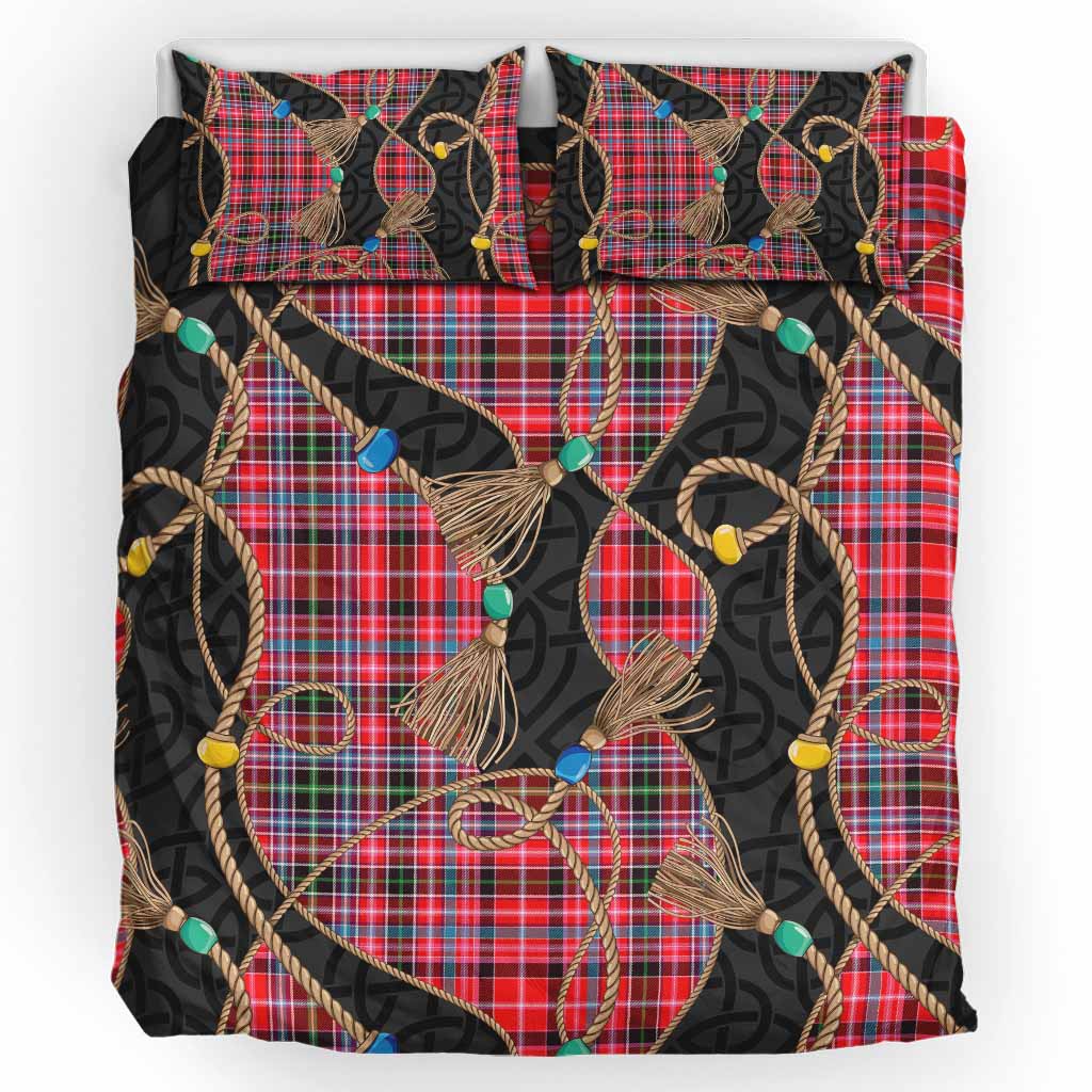 Aberdeen District Scottish Tartan Twisted Ropes Stylized Bedding Set UK Bedding Set UK King 91*87 inch - Tartan Vibes Clothing