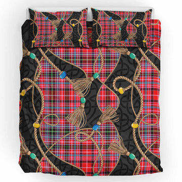 Aberdeen District Scottish Tartan Twisted Ropes Stylized Bedding Set UK Bedding Set UK King 91*87 inch - Tartan Vibes Clothing