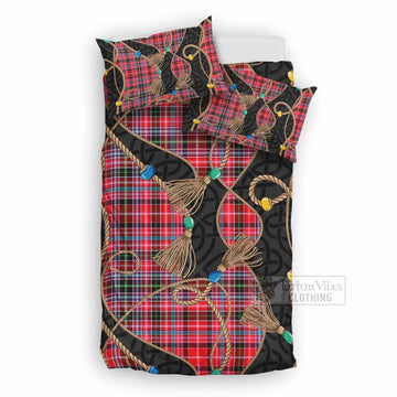 Aberdeen District Scottish Tartan Twisted Ropes Stylized Bedding Set UK Bedding Set UK Double 79*79 inch - Tartan Vibes Clothing