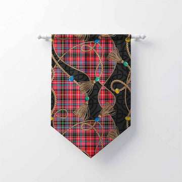Aberdeen District Scottish Tartan Twisted Ropes Stylized Gonfalon Chevron - Tartan Vibes Clothing