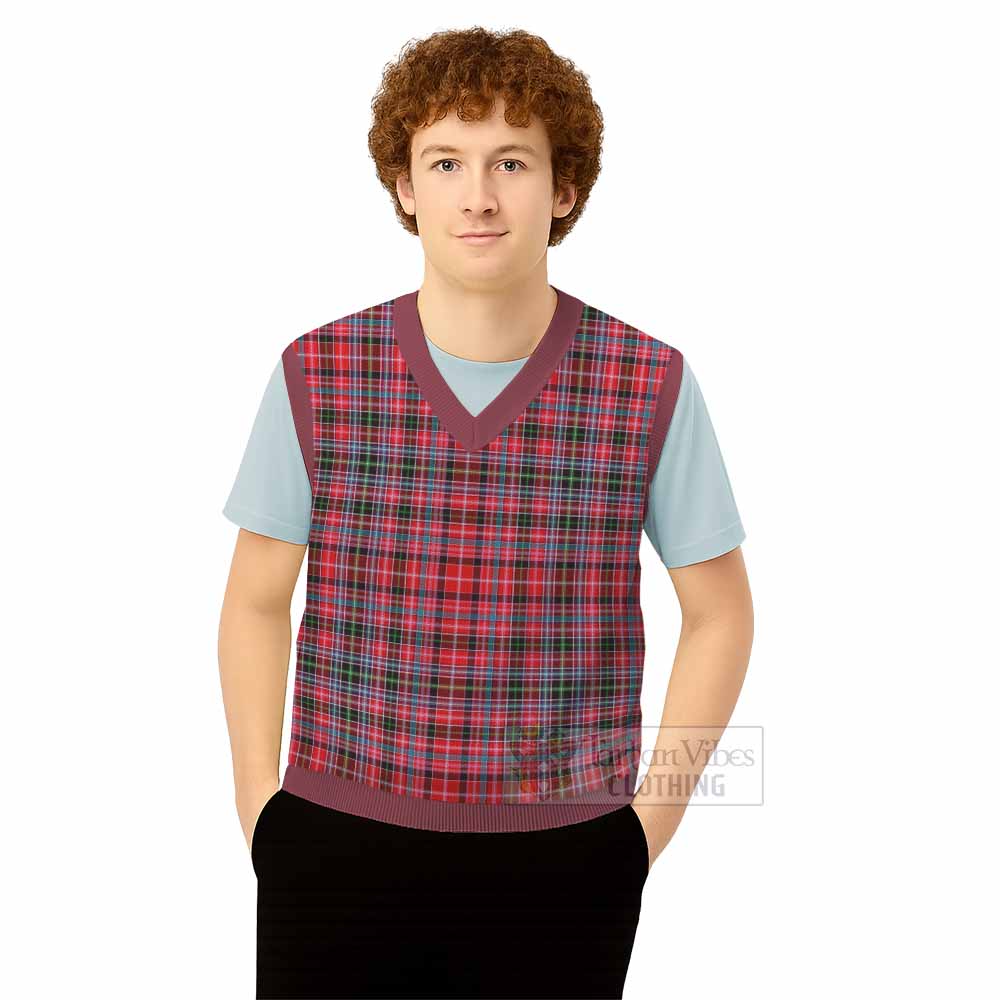 Aberdeen District Tartan Knitted V-Neck Vest - Tartan Vibes Clothing