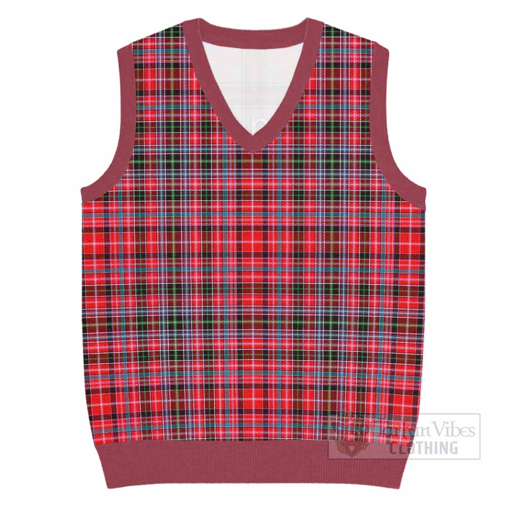 Aberdeen District Tartan Knitted V-Neck Vest - Tartan Vibes Clothing