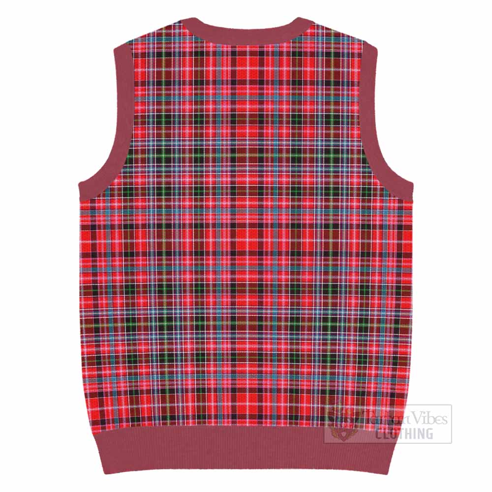 Aberdeen District Tartan Knitted V-Neck Vest - Tartan Vibes Clothing