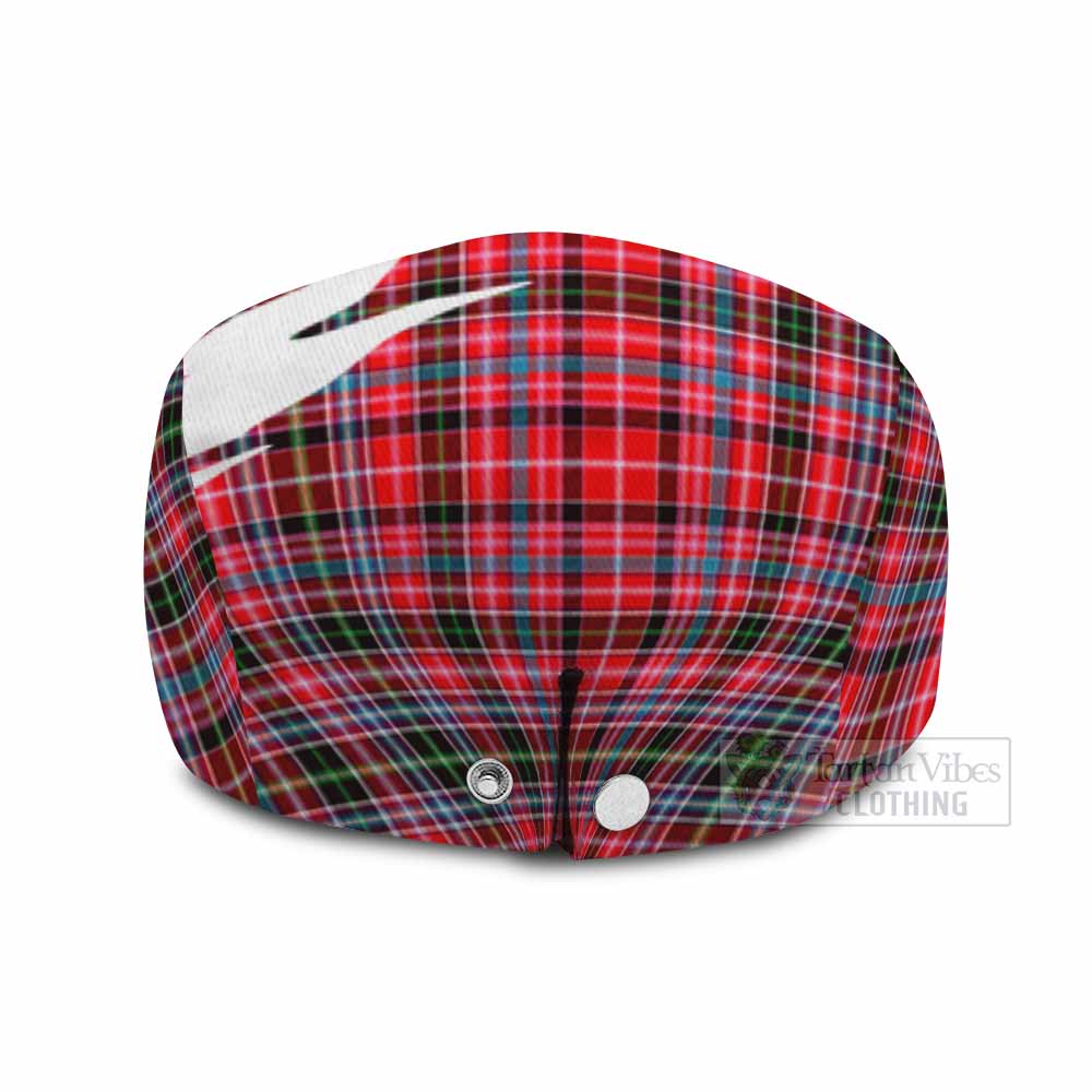 Aberdeen District Tartan Loch Ness Monster Scottish Heritage Art Flat Cap, Jeff Cap