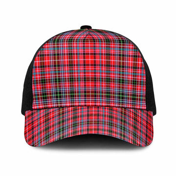 Aberdeen District Tartan Mesh Trucker Cap One Size (Adjustable) Black - Tartan Vibes Clothing