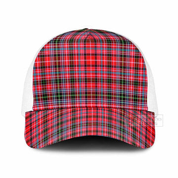 Aberdeen District Tartan Mesh Trucker Cap One Size (Adjustable) White - Tartan Vibes Clothing