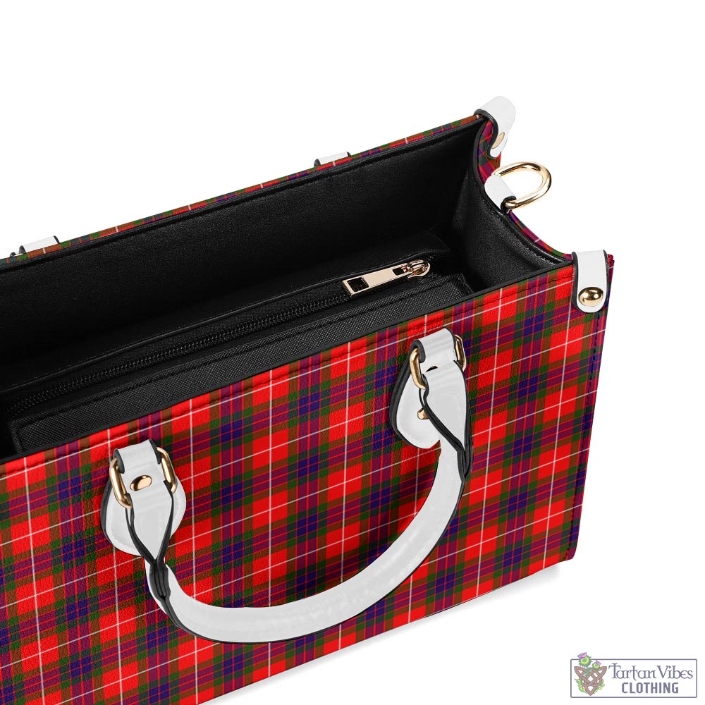 Tartan Vibes Clothing Abernethy Tartan Luxury Leather Handbags