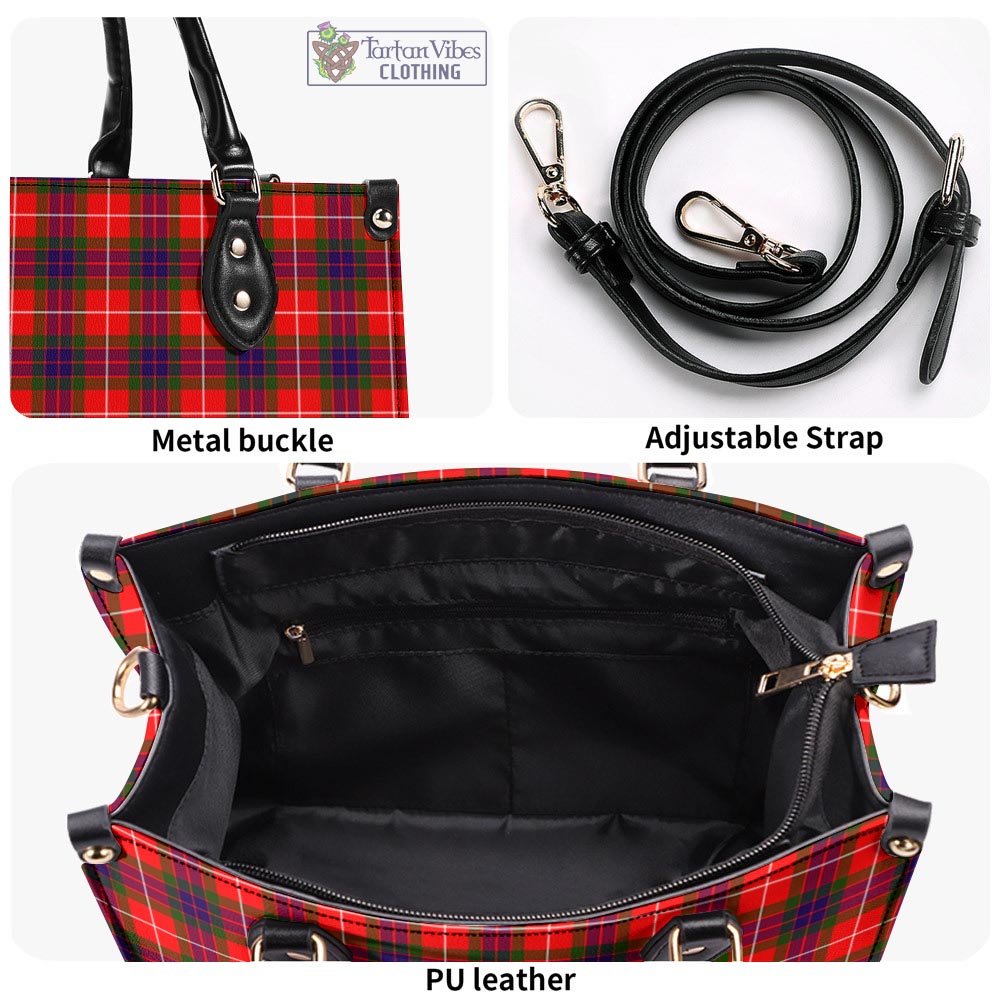 Tartan Vibes Clothing Abernethy Tartan Luxury Leather Handbags