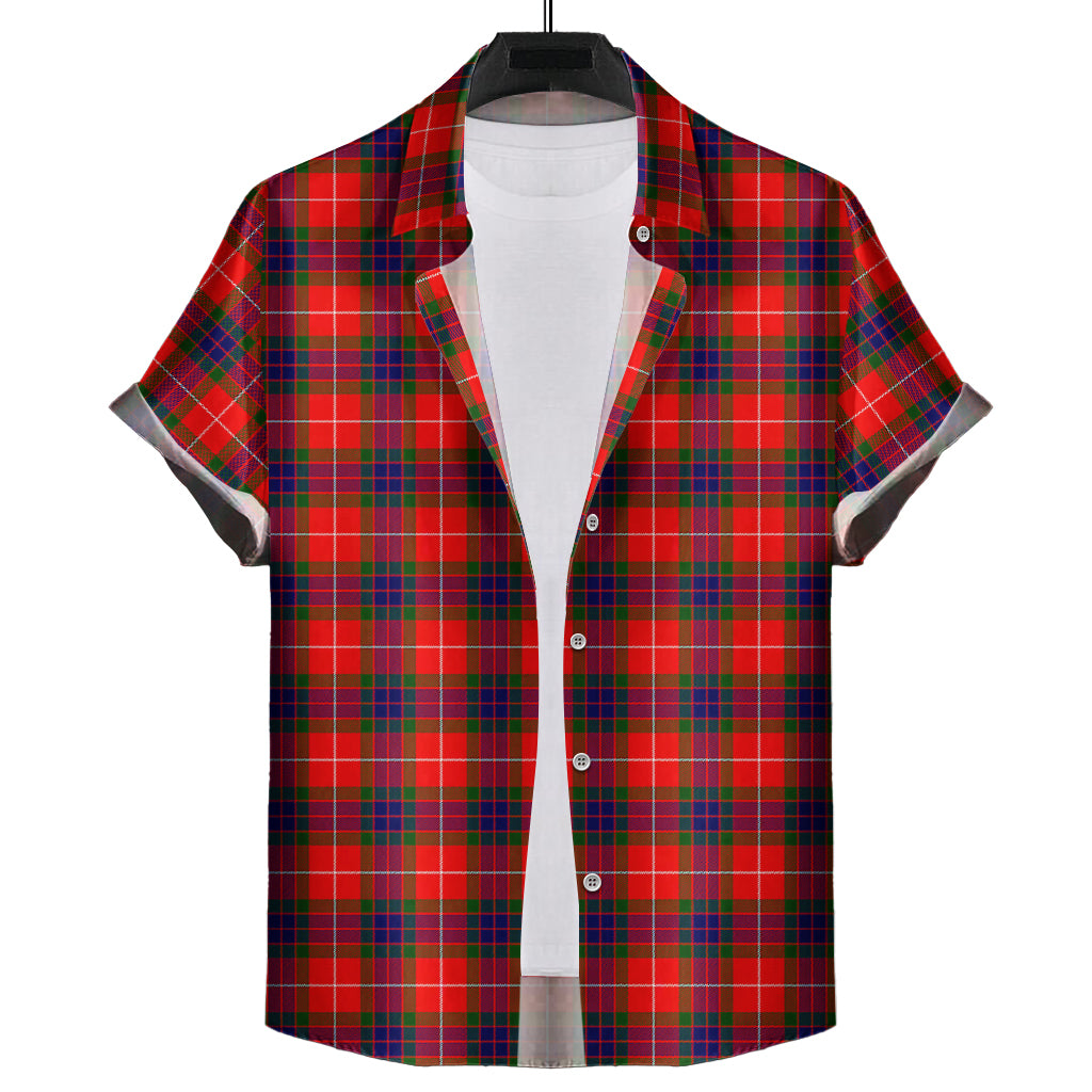 Abernethy Tartan Short Sleeve Button Down Shirt - Tartanvibesclothing