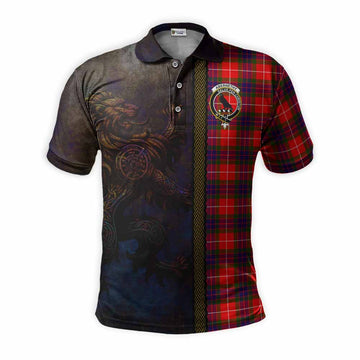 Abernethy Tartan Family Crest Polo Shirt Alba Gu Brath Be Brave Lion Ancient Style