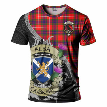 Abernethy Tartan Family Crest T-Shirt Lion Rampant Royal Thistle Shield Celtic Inspired Kid's Shirt - Tartan Vibes Clothing