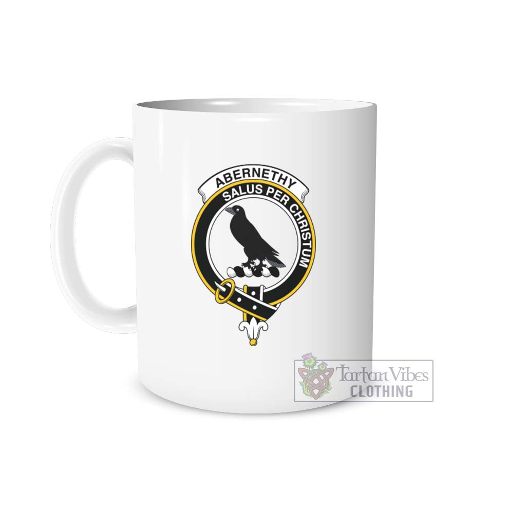 Abernethy Family Crest Ceramic Mug One Size 11oz size - 2D-tartanvibesclothing