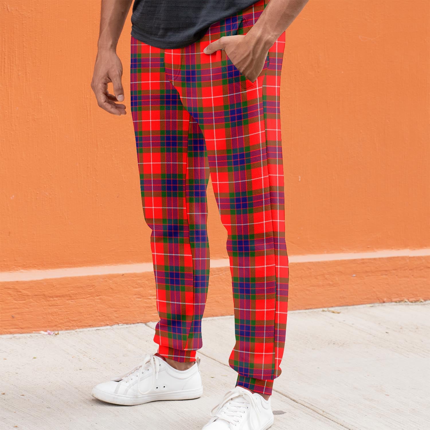 Abernethy Tartan Joggers Pants S - Tartan Vibes Clothing