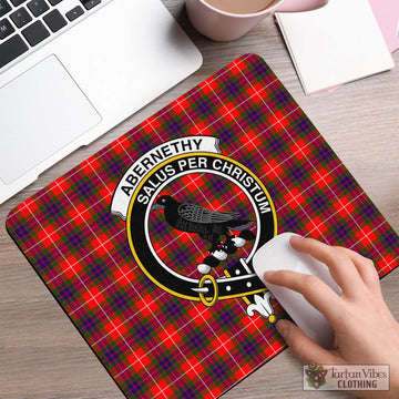 Abernethy Tartan Mouse Pad with Family Crest