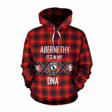 Abernethy Tartan Cotton Hoodie with Family Crest DNA In Me Style Pullover Hoodie XS - Tartan Vibes Clothing