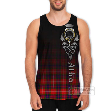 Abernethy Tartan Men's Tank Top Featuring Alba Gu Brath Family Crest Celtic Inspired Men - Tartan Vibes Clothing