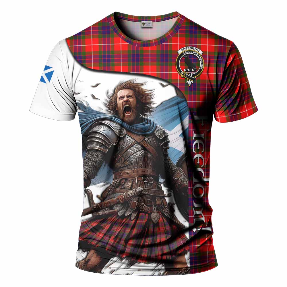 Abernethy Crest Tartan T-Shirt Inspired by the Freedom of Scottish Warrior Kid's Shirt - Tartan Vibes Clothing