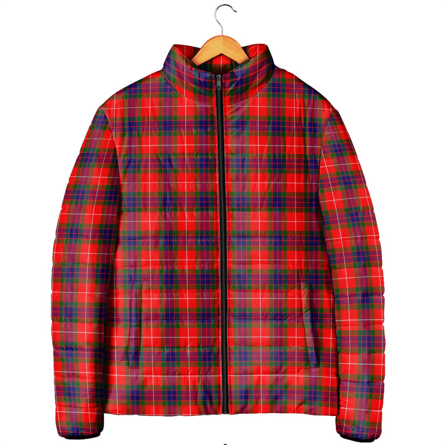 Abernethy Tartan Padded Jacket Men's Padded Jacket - Tartan Vibes Clothing