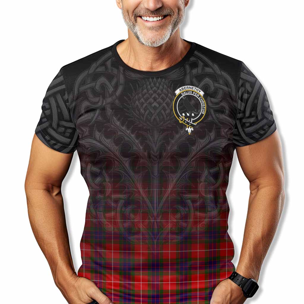 Abernethy Tartan T-Shirt with Family Crest Celtic Thistle Vibes Kid's Shirt - Tartan Vibes Clothing