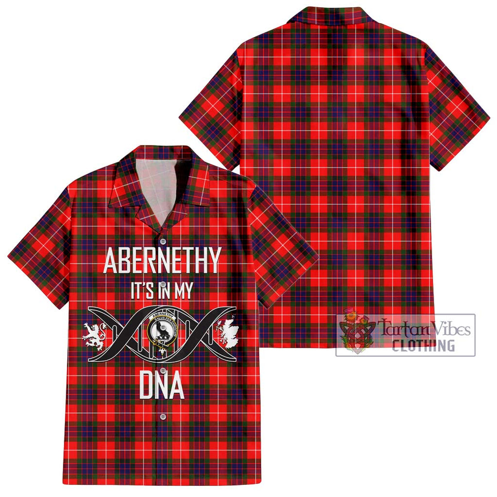 Abernethy Tartan Hawaiian Shirt with Family Crest DNA In Me Style Kid - Tartan Vibes Clothing