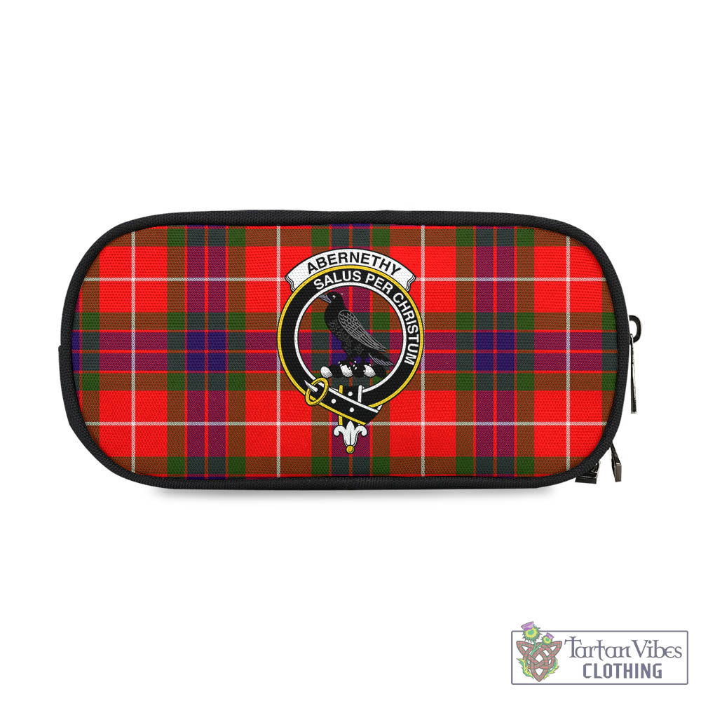 Tartan Vibes Clothing Abernethy Tartan Pen and Pencil Case with Family Crest