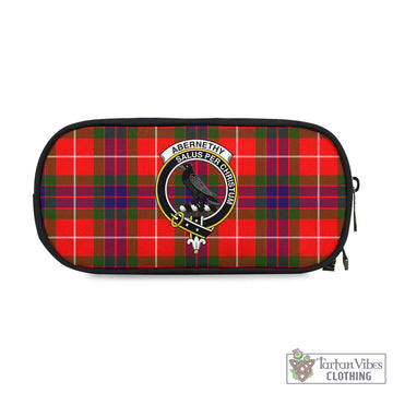Tartan Vibes Clothing Abernethy Tartan Pen and Pencil Case with Family Crest