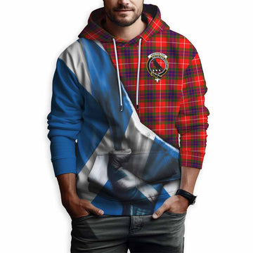 Abernethy Tartan Hoodie with Family Crest Scotland Patriotic Style Pullover Hoodie - Tartan Vibes Clothing
