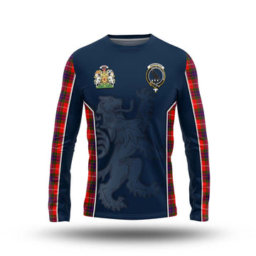 Abernethy Tartan Long Sleeve T-Shirt with Family Crest and Lion Rampant Vibes Sport Style Unisex - Tartan Vibes Clothing
