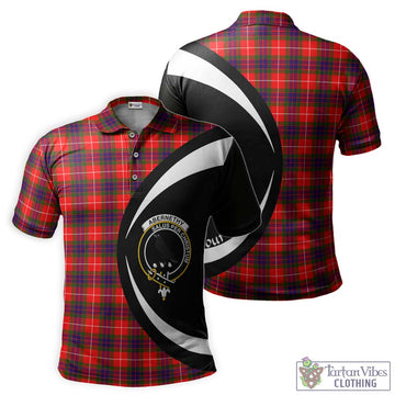 Abernethy Tartan Men's Polo Shirt with Family Crest Circle Style Kid - Tartan Vibes Clothing
