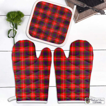 Abernethy Tartan Combo Oven Mitt & Pot-Holder Combo 2 Oven Mitt & 1 Pot-Holder Black - Tartan Vibes Clothing