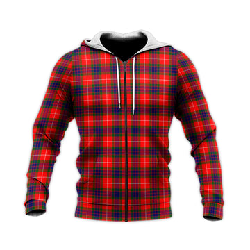 Abernethy Tartan Knitted Hoodie Unisex Knitted Zip Hoodie - Tartanvibesclothing