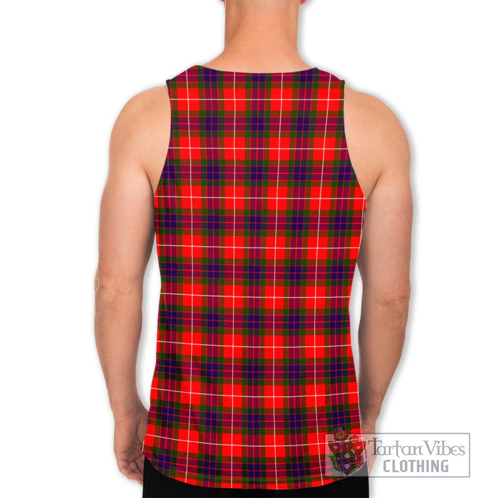 Abernethy Tartan Men's Tank Top with Family Crest DNA In Me Style - Tartan Vibes Clothing