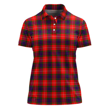 Abernethy Tartan Polo Shirt For Women - Tartanvibesclothing