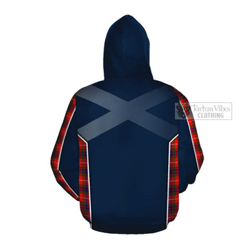 Abernethy Tartan Cotton Hoodie with Family Crest and Lion Rampant Vibes Sport Style Pullover Hoodie - Tartan Vibes Clothing