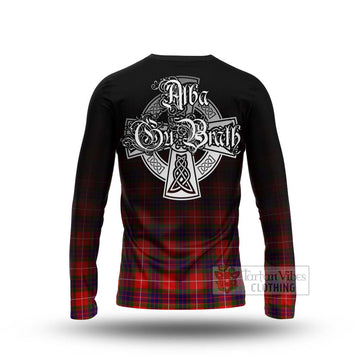 Abernethy Tartan Long Sleeve T-Shirt Featuring Alba Gu Brath Family Crest Celtic Inspired - Tartan Vibes Clothing