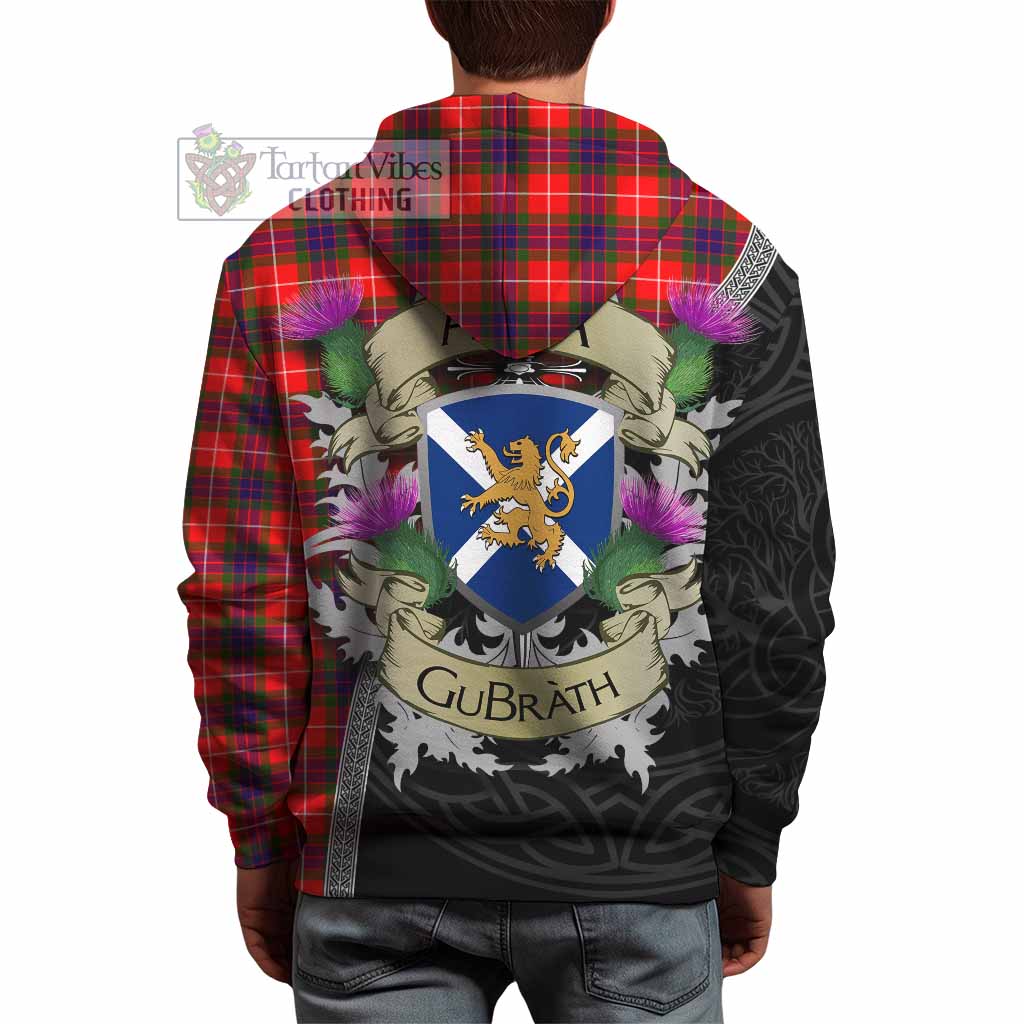 Abernethy Tartan Family Crest Hoodie Lion Rampant Royal Thistle Shield Celtic Inspired - Tartan Vibes Clothing