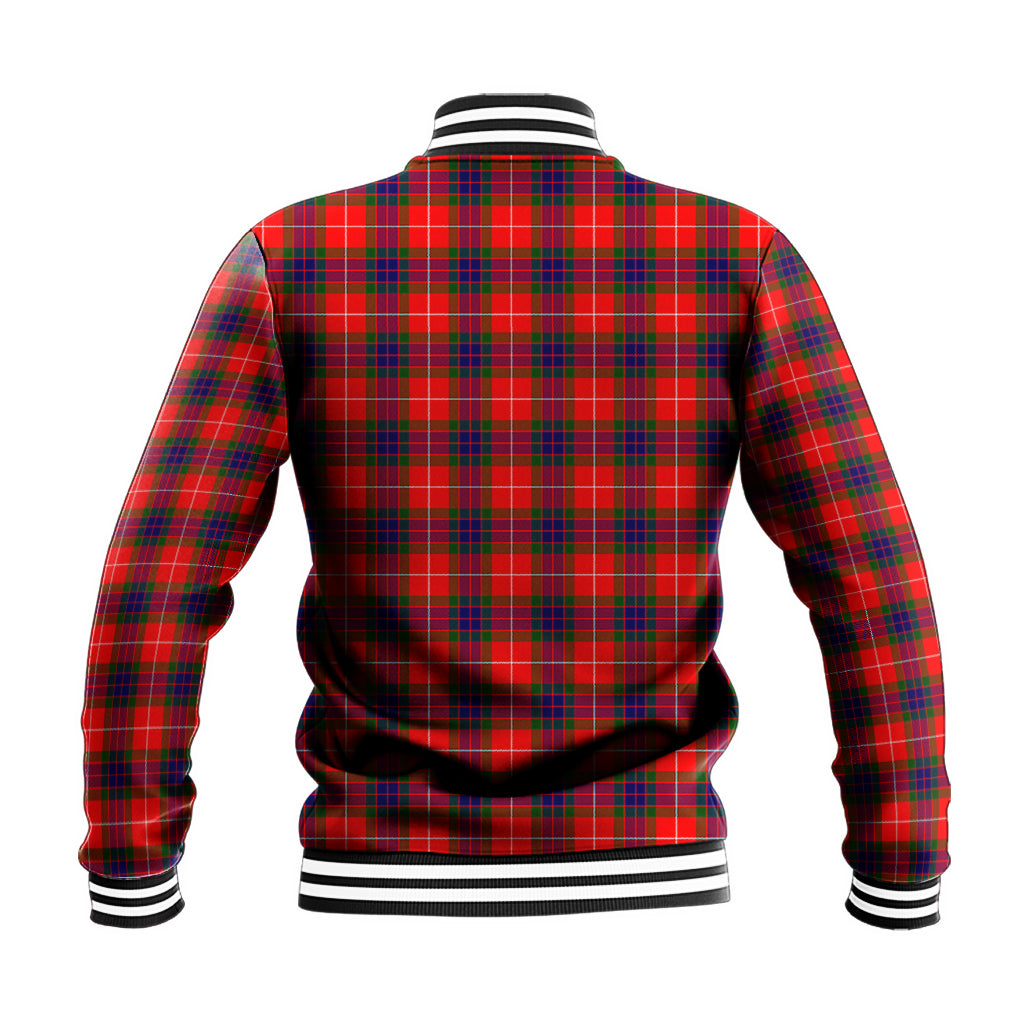 Abernethy Tartan Baseball Jacket with Family Crest - Tartan Vibes Clothing