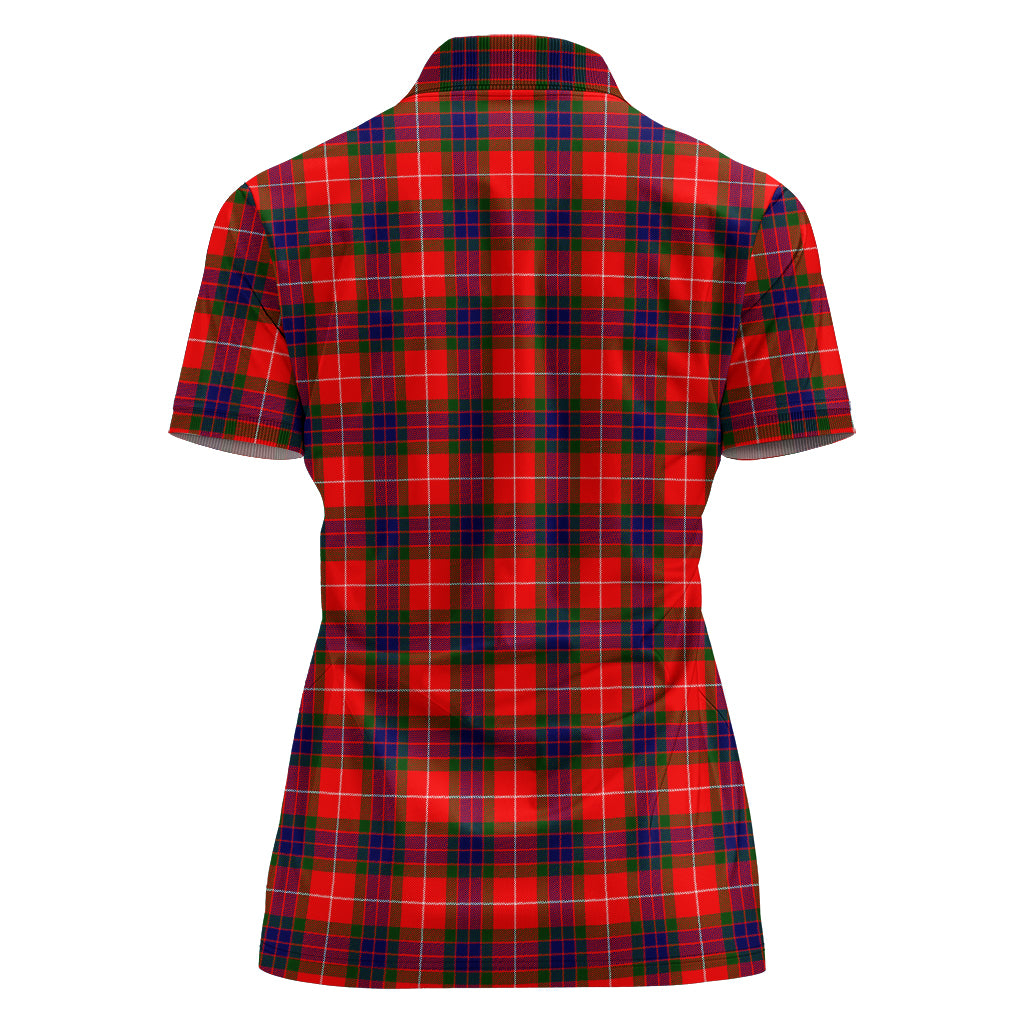 Abernethy Tartan Polo Shirt For Women - Tartanvibesclothing