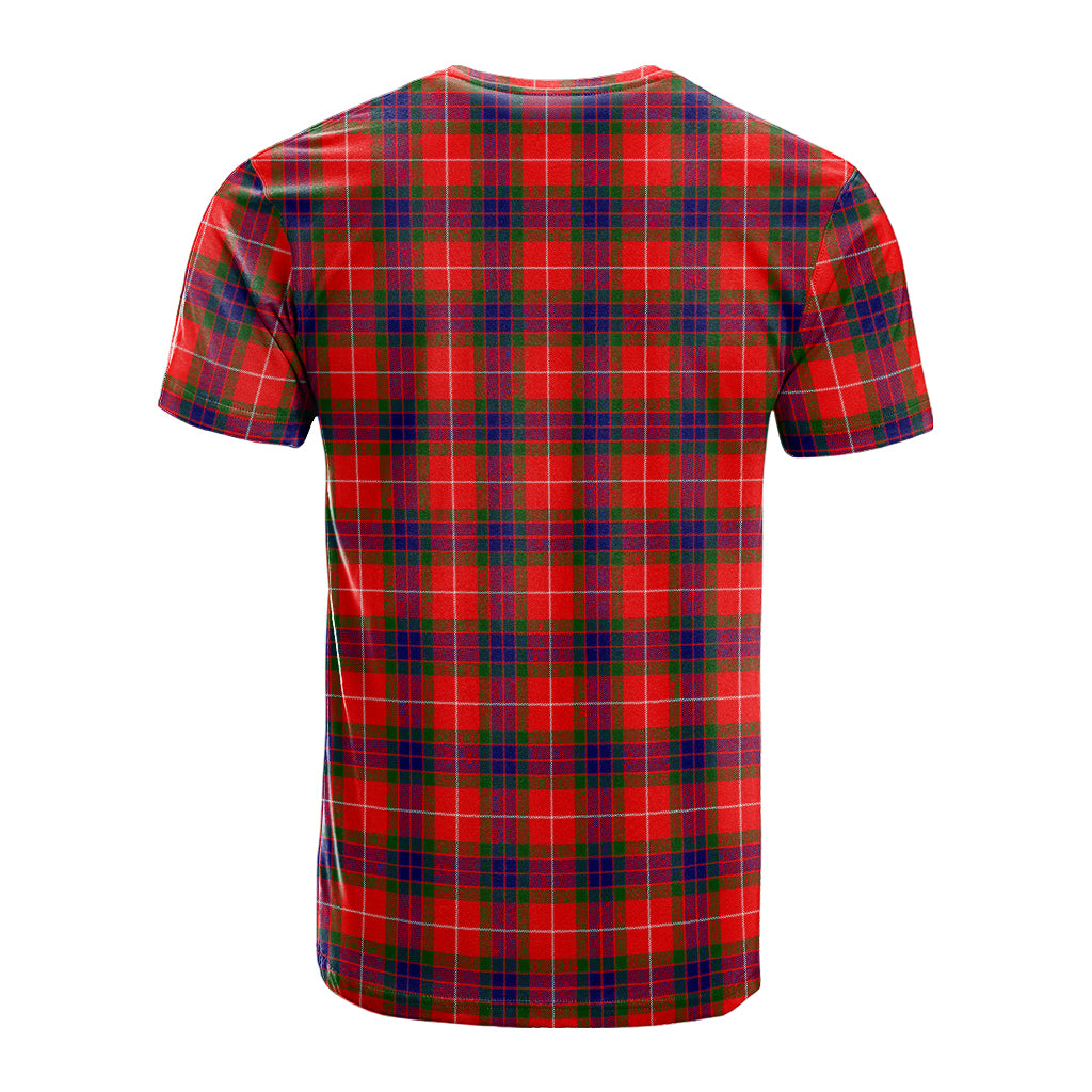 Abernethy Tartan T-Shirt with Family Crest - Tartanvibesclothing