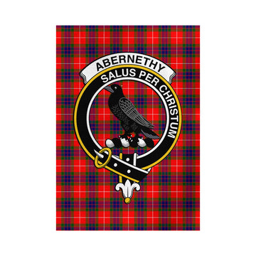 Abernethy Tartan Garden Flag with Family Crest