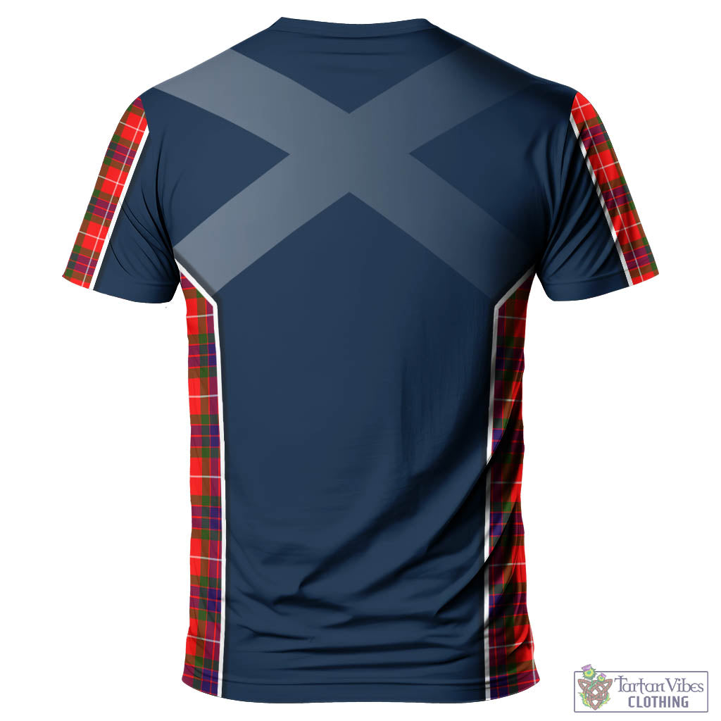 Abernethy Tartan T-Shirt with Family Crest and Scottish Thistle Vibes Sport Style - Tartan Vibes Clothing